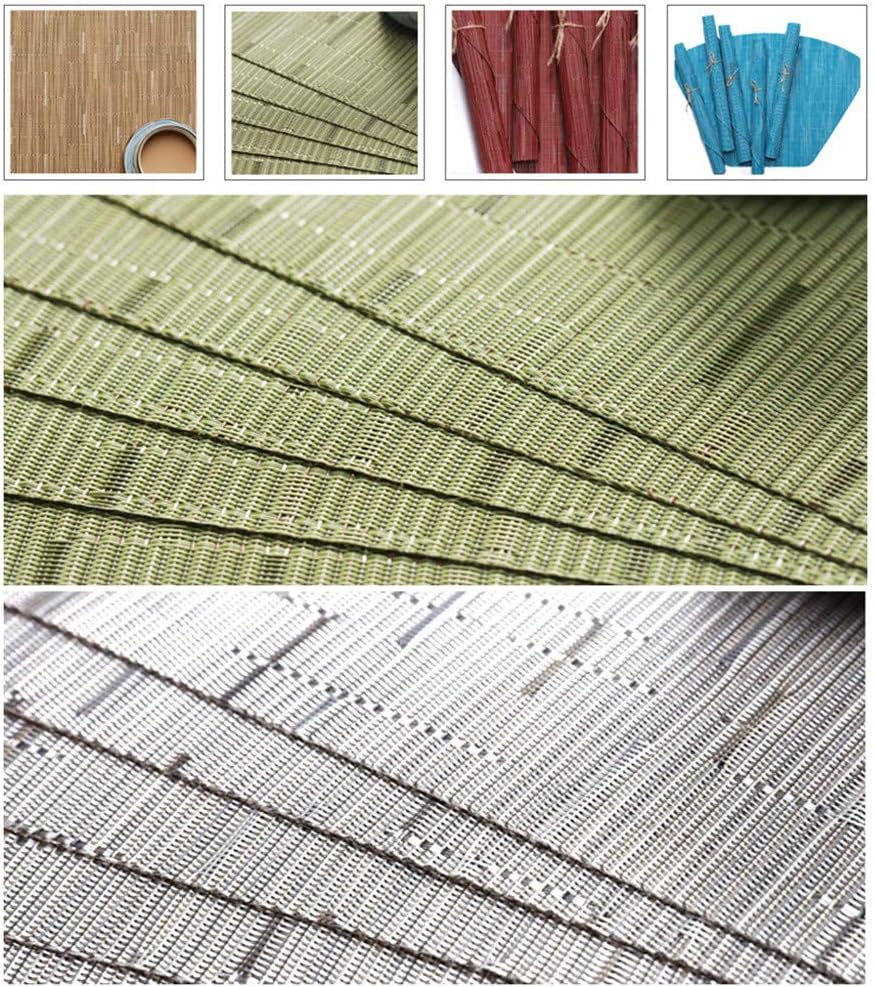 Flаѕh Dеаlѕ - 60% оƒƒ ELEG Table Wedge Placemats Washable Table mats for Kitchen Round Table (Silver Grey, Set of 6)