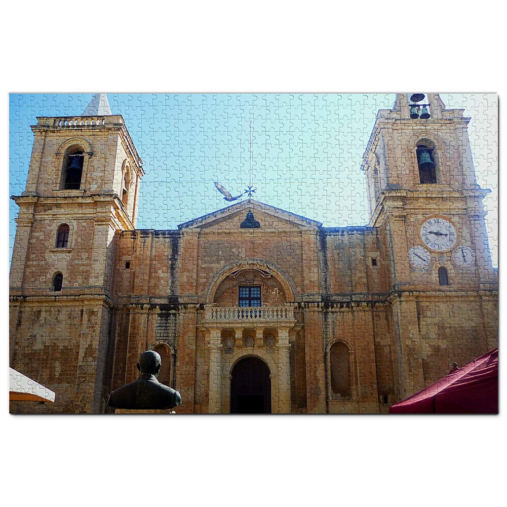 Malta St. John's Co-Cathedral Valletta Jigsaw Puzzle 2000 Piece Game Artwork Travel Souvenir Papery 70x100CM