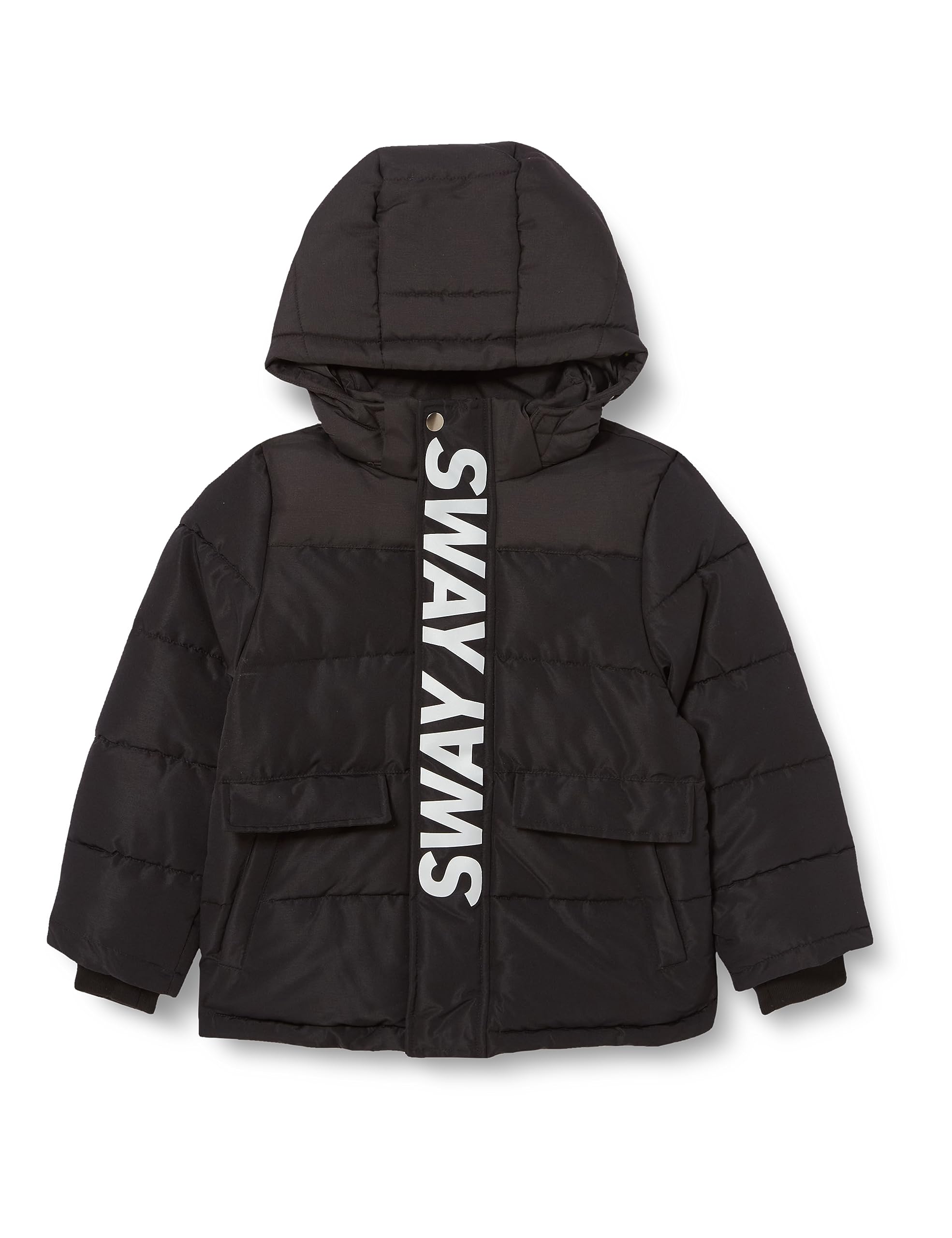 NAME IT Jungen NKMMANDER Puffer Jacket Pufferjacke, Black, 134