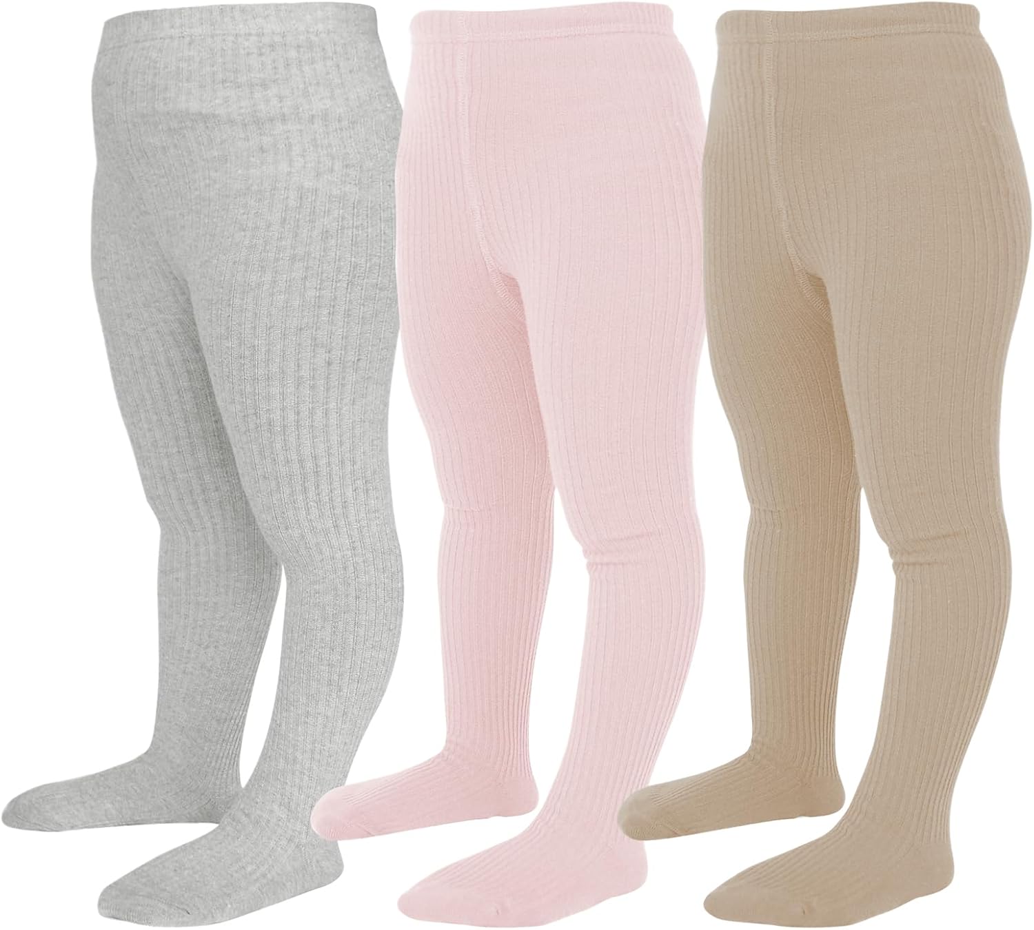 Mini angel Baby Tights Toddler Ribbed Knit Leggings Cotton Infant Stockings Pantyhose 0-4T