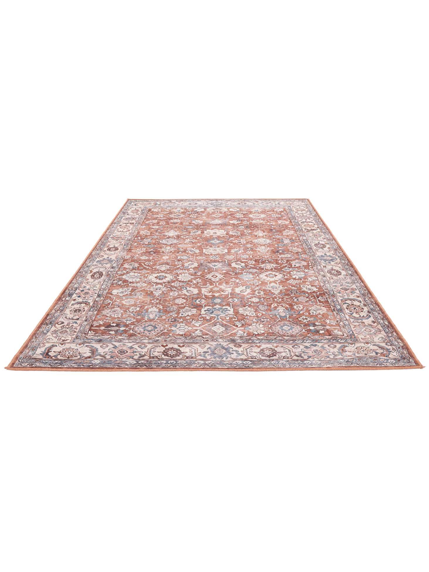 RugVista Galore Oriental, Dywan, Nowoczesne, 120 x 180 cm, Prostokąt, Niski, Pokój dzienny, Sypialnia, Prać w pralce, Terracotta/Beżowy