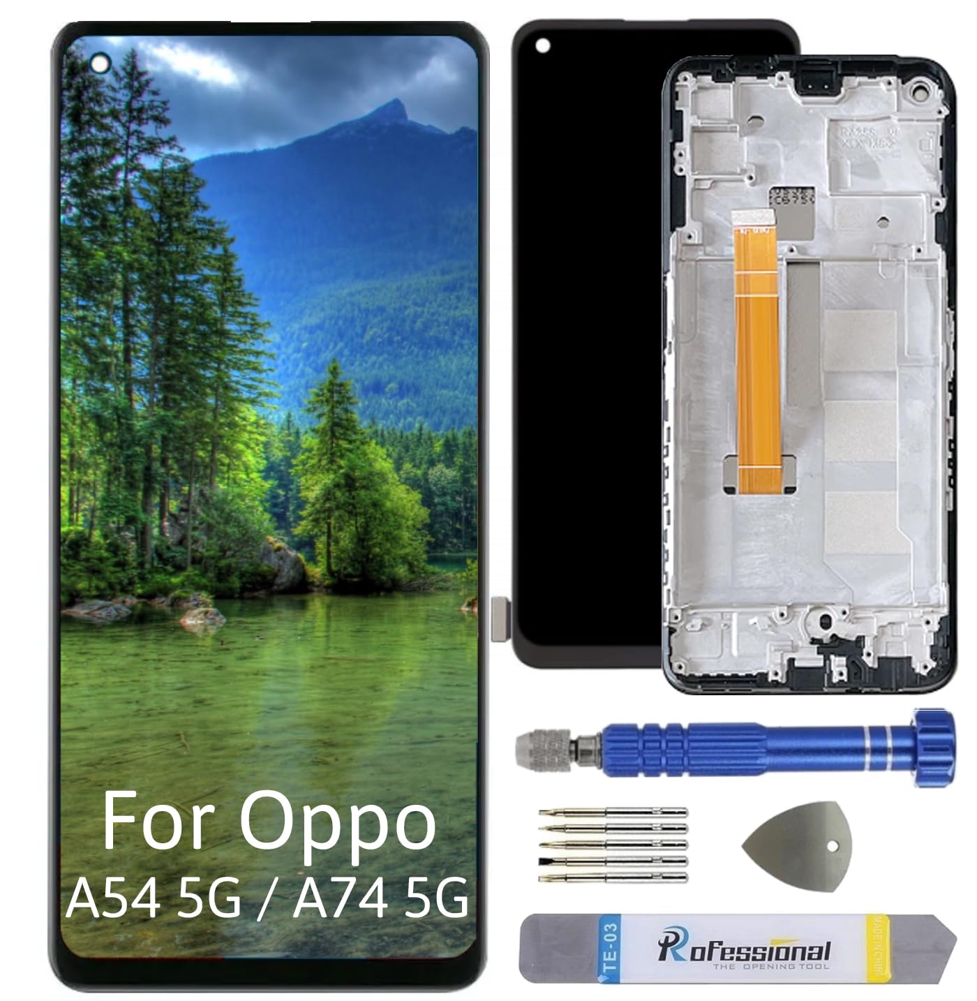 LCD Scherm zonder Frame voor Oppo A54 5G - T&T Telecom Shop