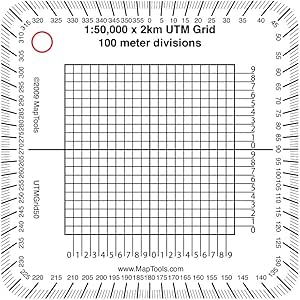Amazon.com: 1:50,000 Scale Pocket Size UTM Grid: Sports: Home & Kitchen