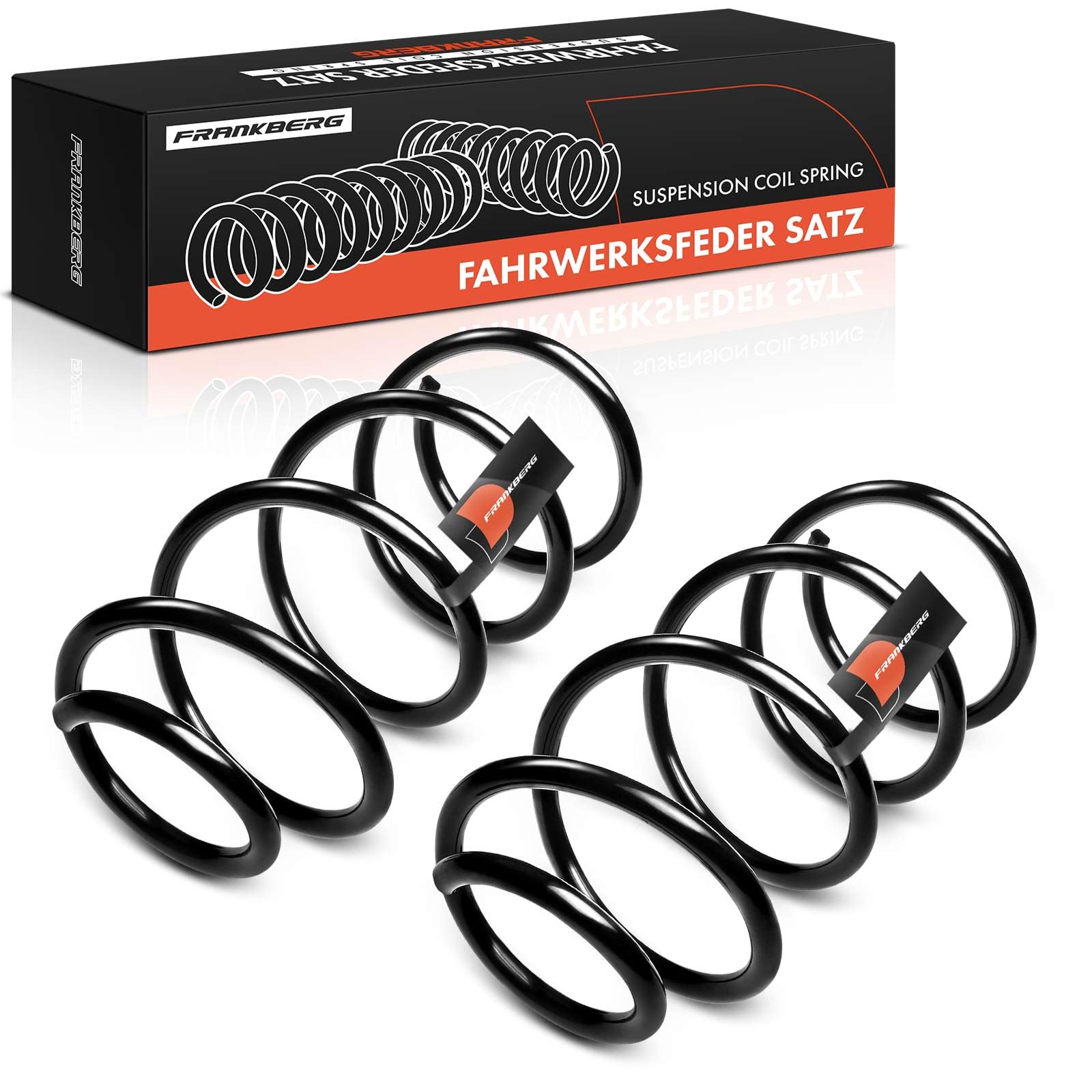 Frankberg 2 ressorts de suspension pour essieu avant RH3260 | Compatible avec: Série 1 E81, Coupé Série 1 E82, Série 1 E87