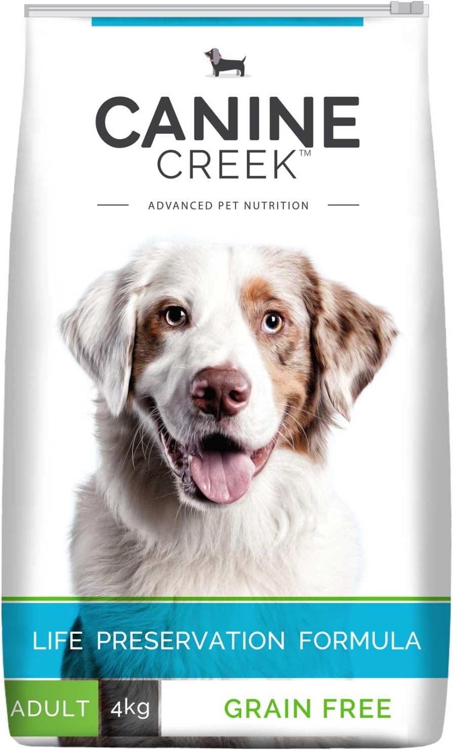 Canine Creek Premium Adult Dry Dog Food, Real Chicken, 4 Kg | 100% Grain-Free, Rich In Protein With 7 Antioxidants For Immunity, Easy Digestion, Healthy Skin & Coat And Weight Management