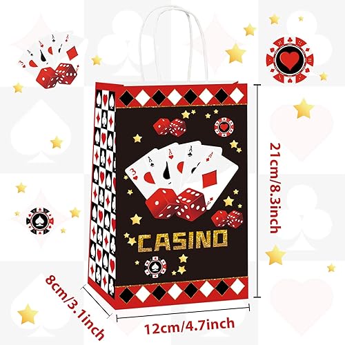 Vista 24 de gisgfim 12 bolsas de arte de pintura prémium con temática artística de cumpleaños, bolsas de golosinas, suministros de regalo, bolsas de regalo