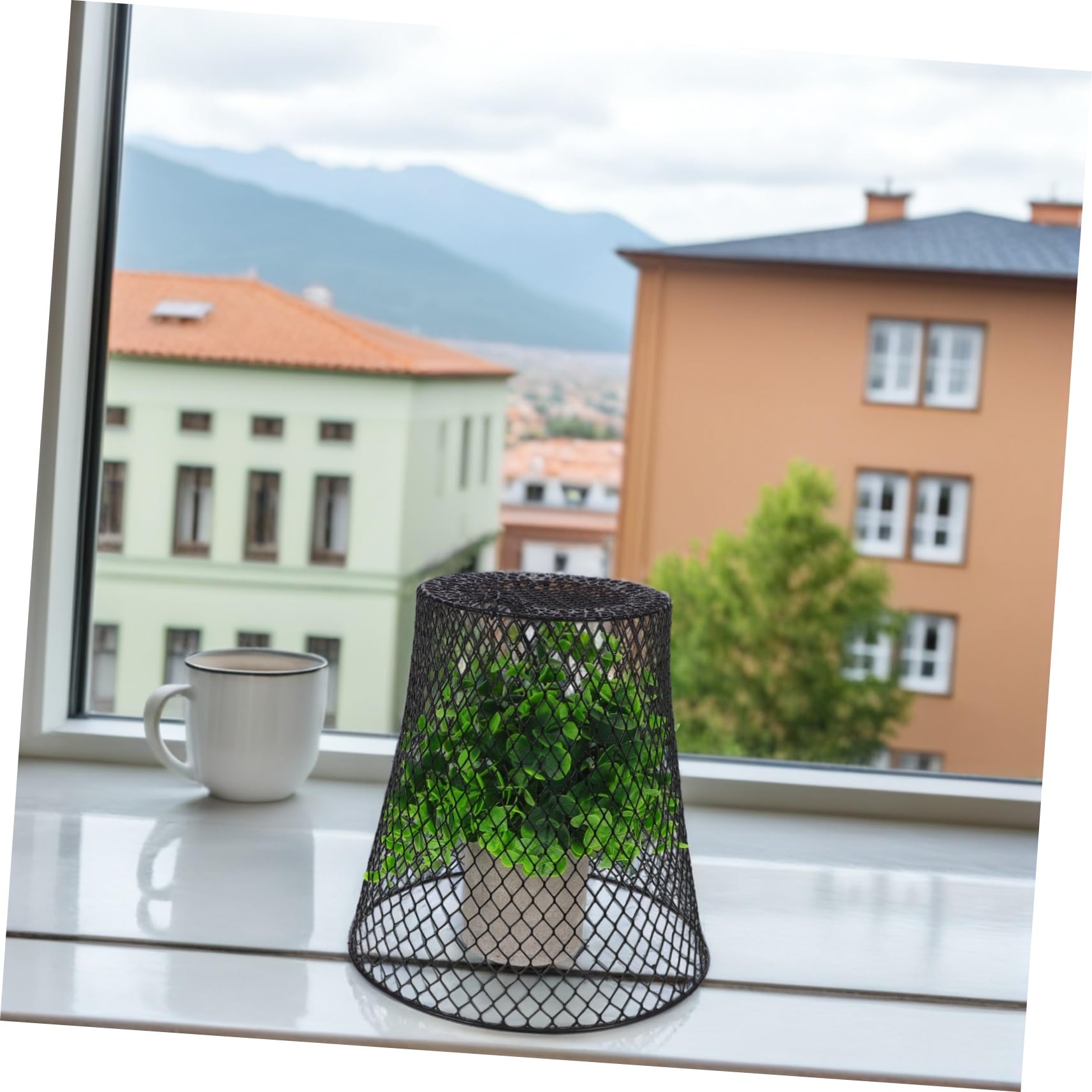 UKCOCO Cubierta Protectora De Plantas Metal Resistente para Plántulas y Hortalizas Campana De Jardín para Uso Exterior Balcones y Jardines Pequeños