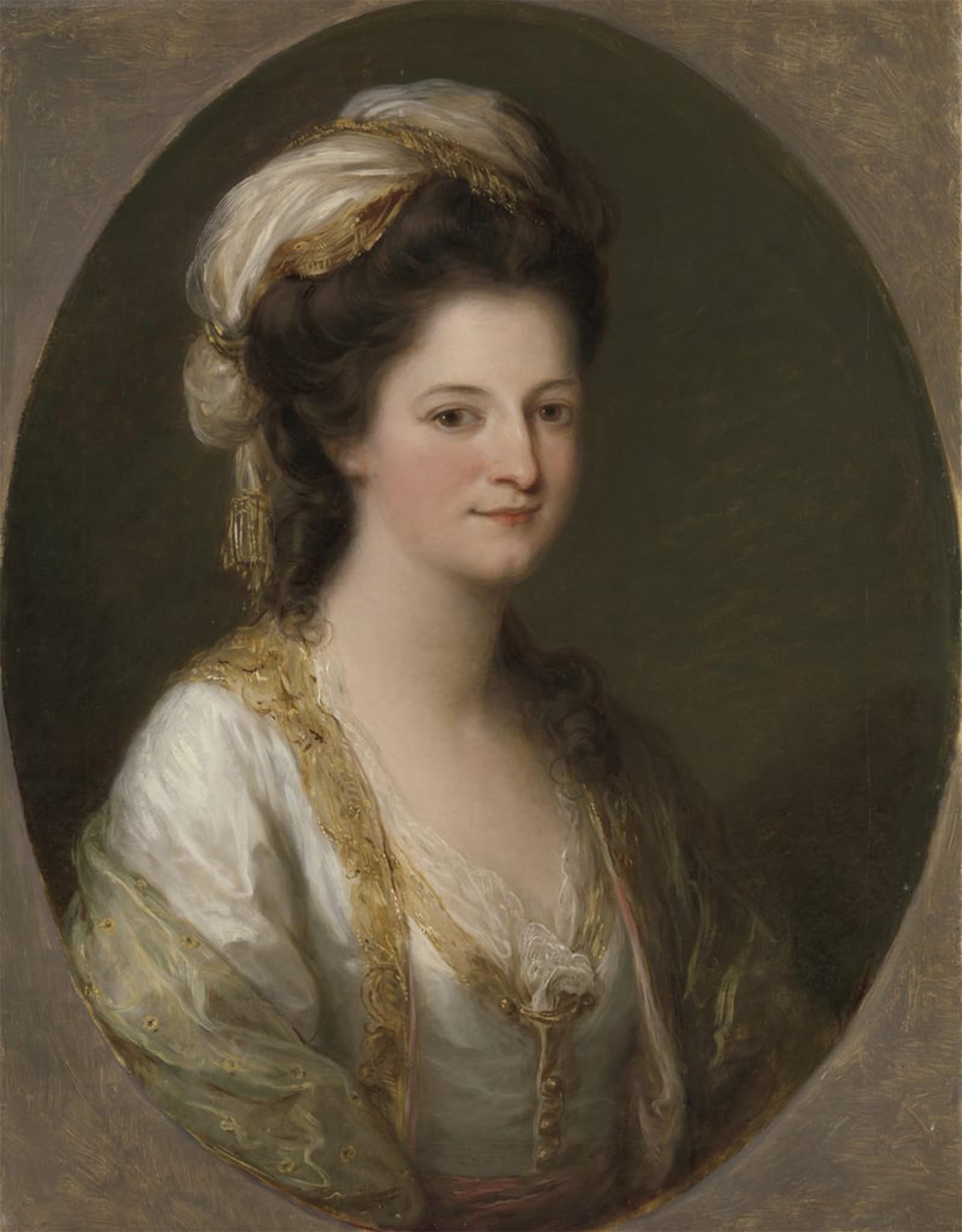 Oeuvre Dimpression Portrait de femme de Angelica Kauffmann Toile Chic - 5