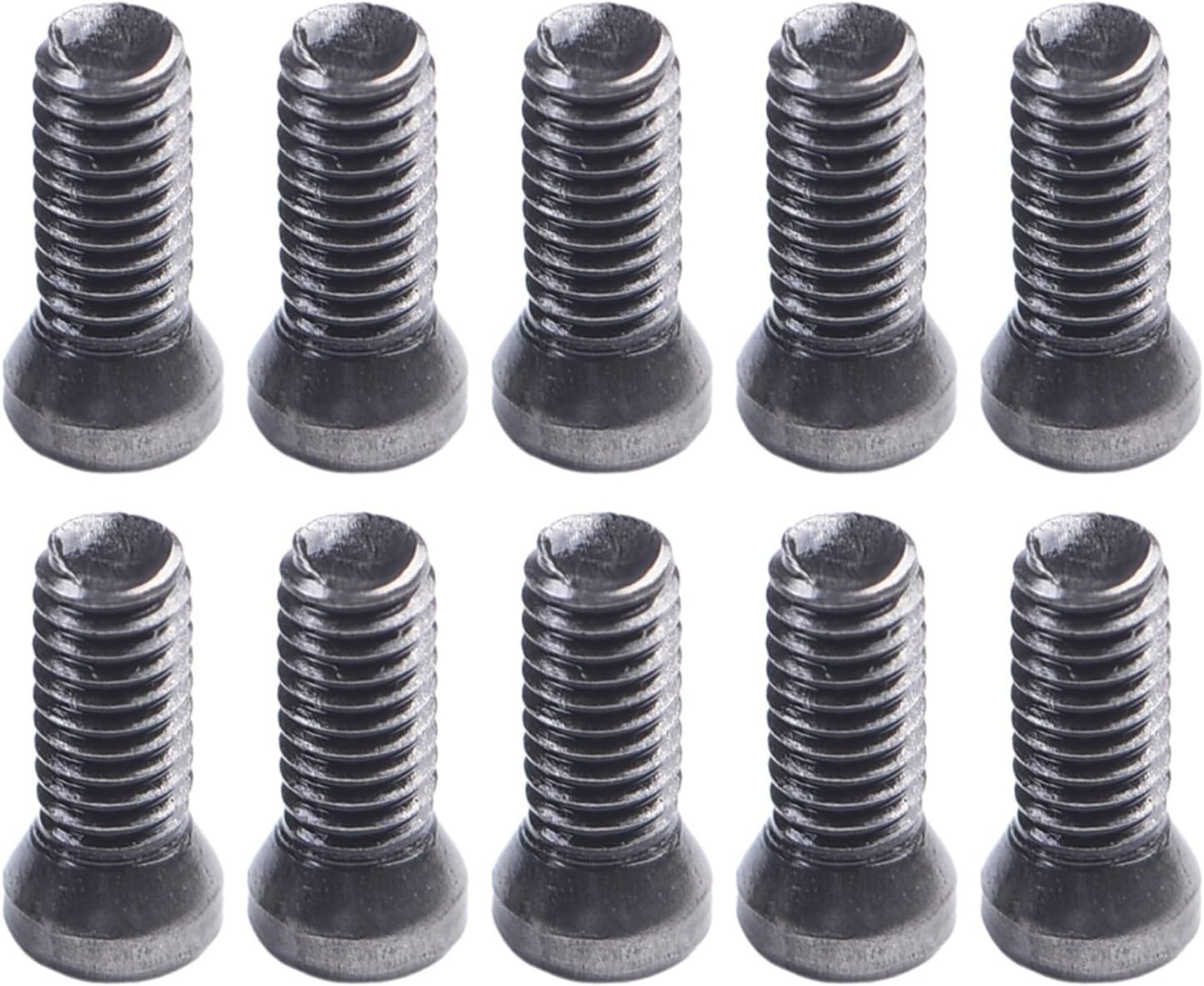 10 Pack Screws for Carbide Insert CNC Lathe Tools, Steel Machine Screws with Socket Head Design for Machinery Industries(M2.5 x 7mm)