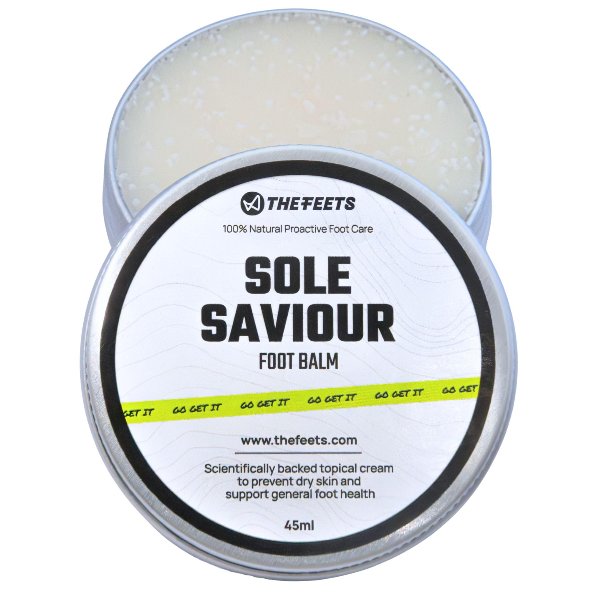 The Feets, Sole Saviour Foot Balm, 100% Natural Foot Cream for Dry Feet & Cracked Heels