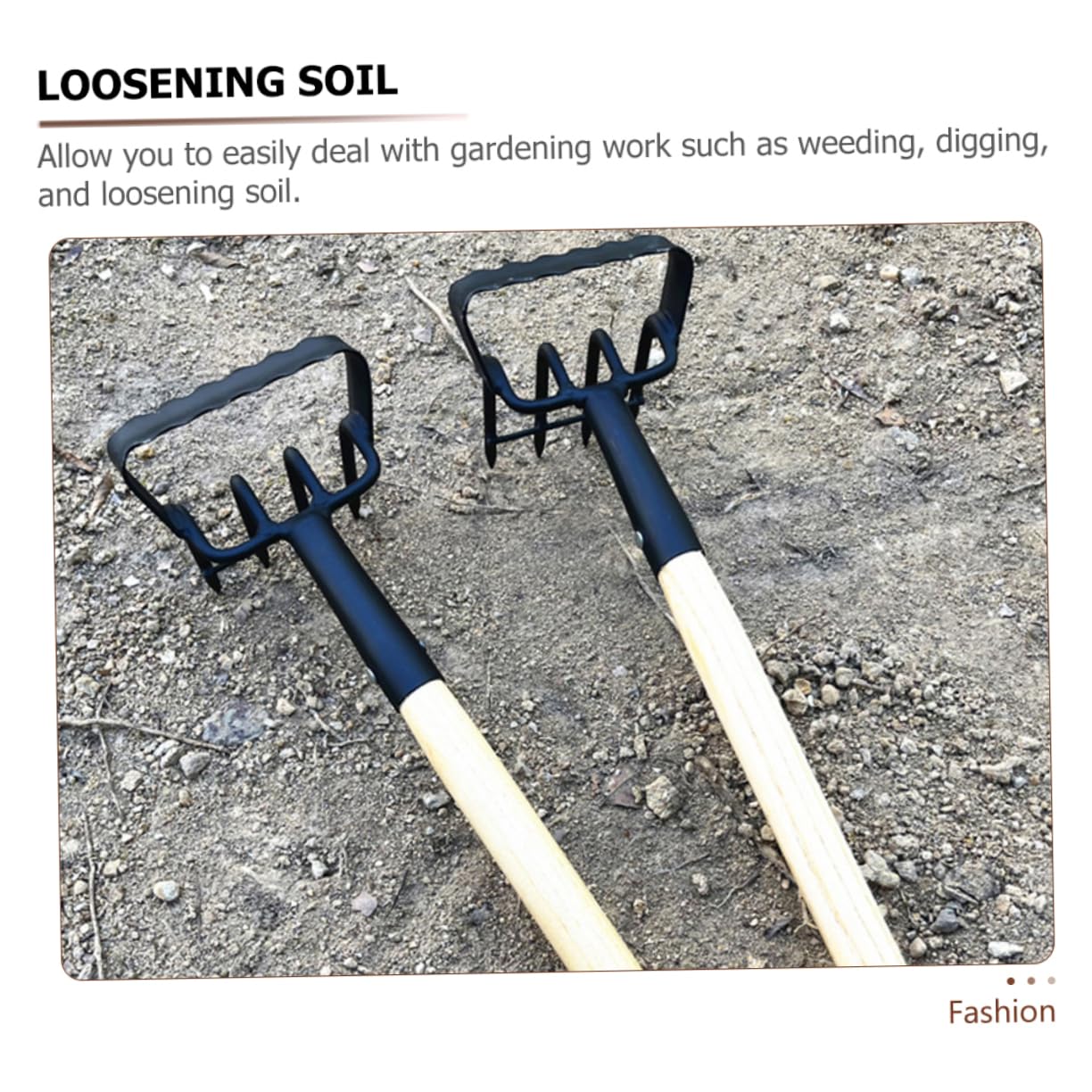 Milisten Kleiner Handrechen für Gartenarbeiten Ergonomischer Gartenrechen mit Leichtem Griff zum Pflanzen und Entfernen von Beeten und Töpfen