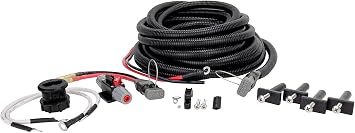 Trac Dynamics Trac Outdoors Trolling Motor Rigging Kit - For All Boats to Power Up to 36v Trolling Motors, Winches, and Any Other 12v, 24v or 36v Device Up to 60 Amps 69440, Black