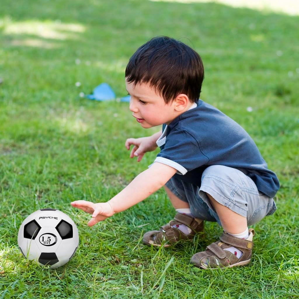 Wisdom Leaves Mini Soccer Ball for Kids/Toddlers,Small Soccer Balls Size 1.5,Baby Toy Ball for Indoor and Outdoor Play Games,Soft and Lightweight（160g）