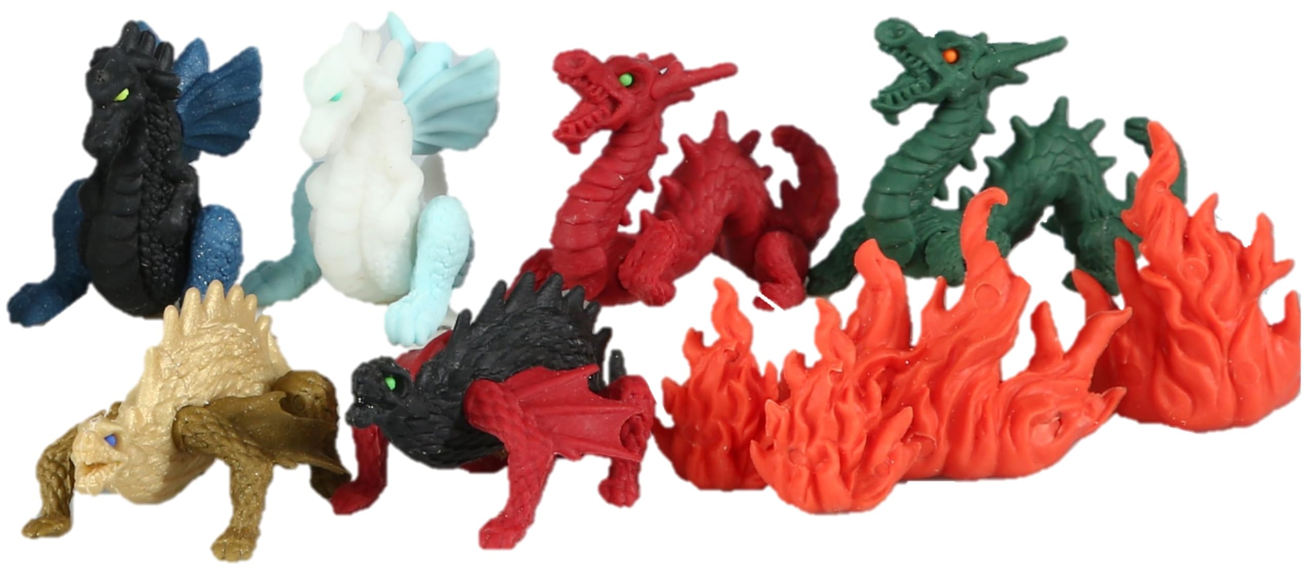 Iwako Dragon - Themed Eraser Blister Card