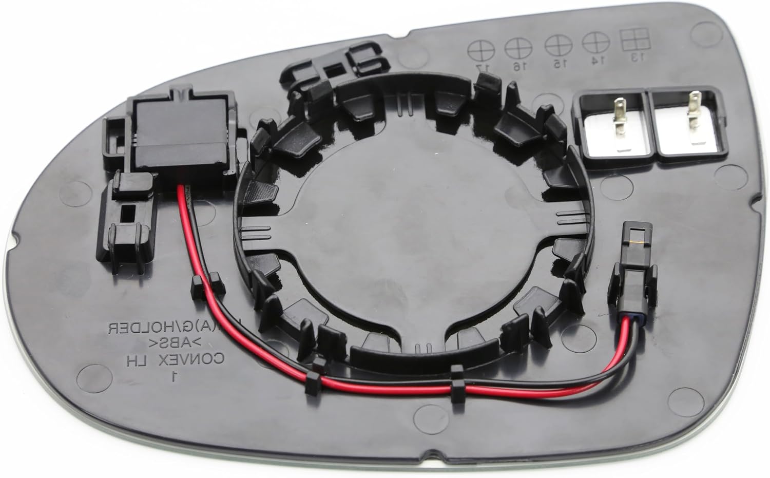 EAP Passenger Side Mirror Glass Compatible with Kia Sorento 2016-2020, Heated with Blind Spot 87621C6030 87621C5050