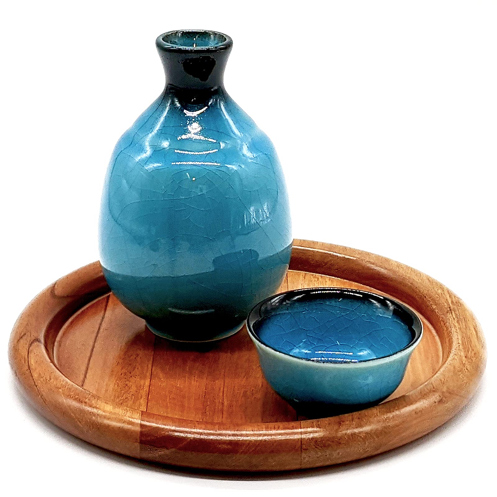 Amazon｜美濃焼 東山窯 「 トルコブルー 」 徳利 とっくり 酒器 日本酒