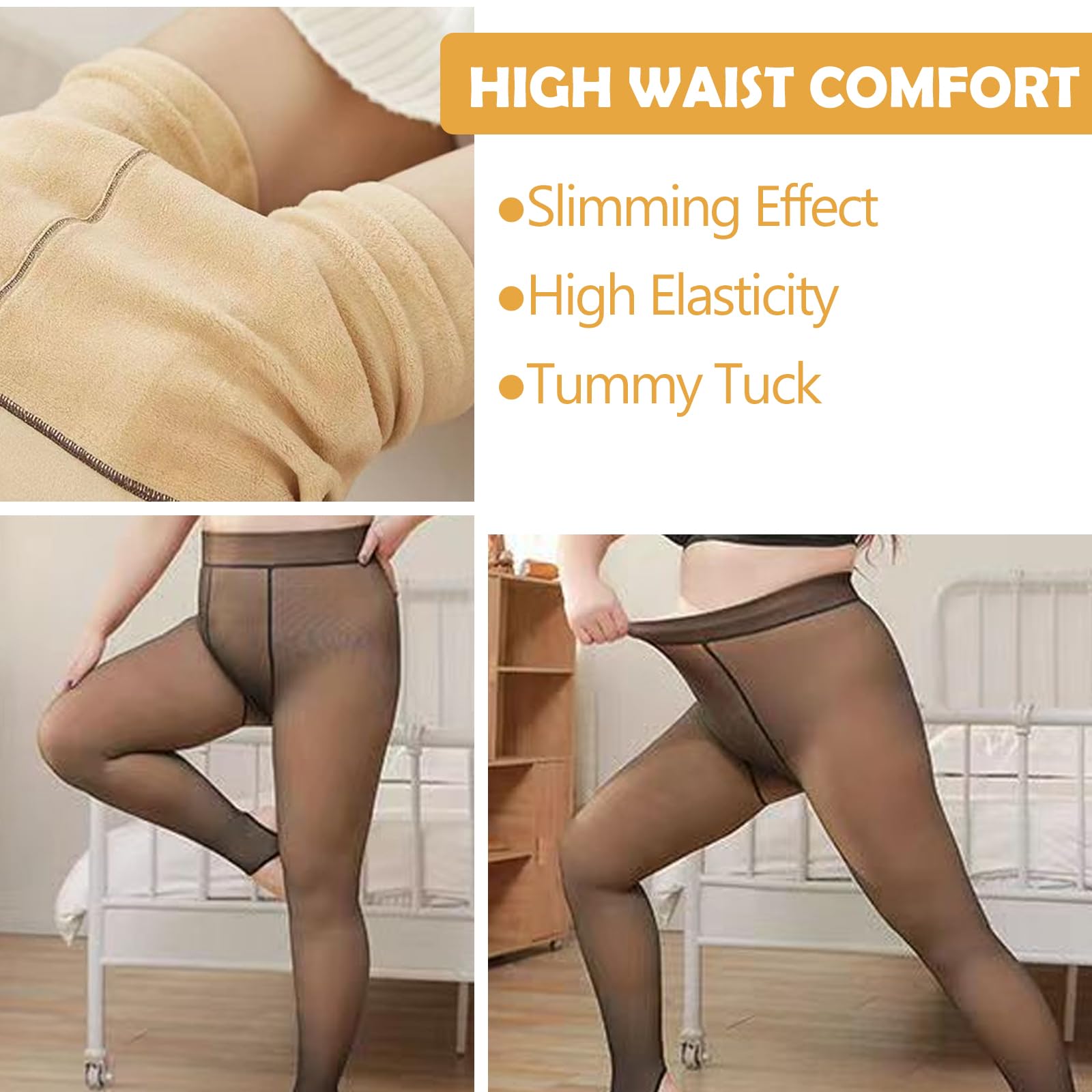 Bezszwowe legginsy termiczne dla kobiet, termiczne damskie zimowe, damskie legginsy termiczne, damskie zimowe legginsy termiczne, spodnie termiczne damskie (Hei), 1 sztuka, 30