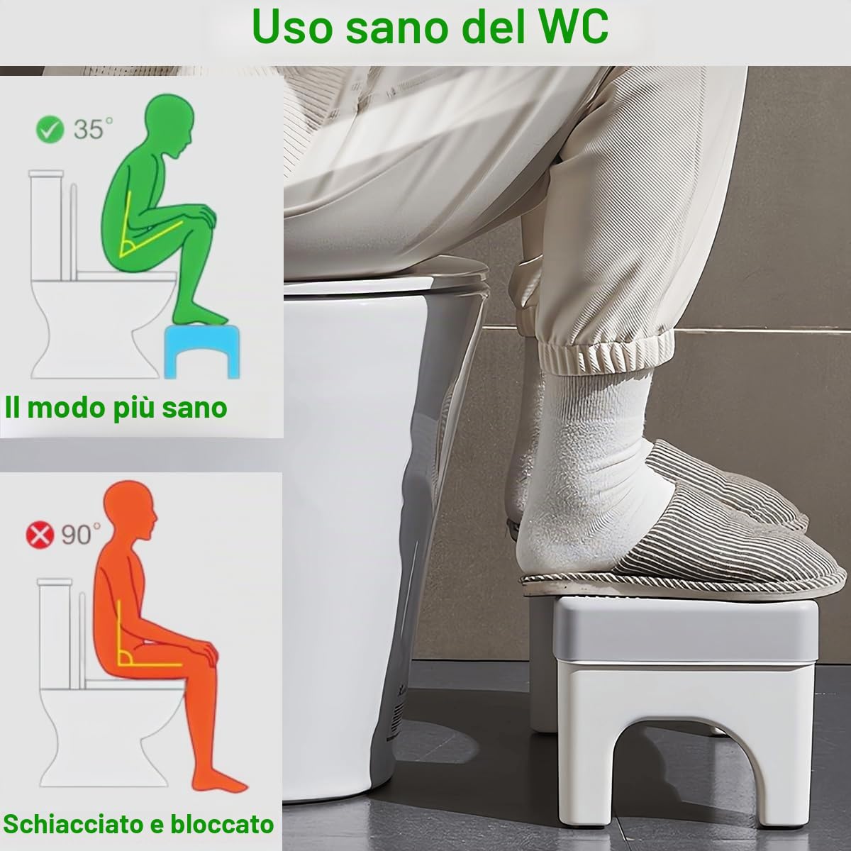 Rialzo per sedile WC con braccioli, rialzo per WC per adulti, regolabile in altezza, 6 livelli, rialzo per WC per anziani, maniglie antiscivolo, supporto per WC fino a 150 kg