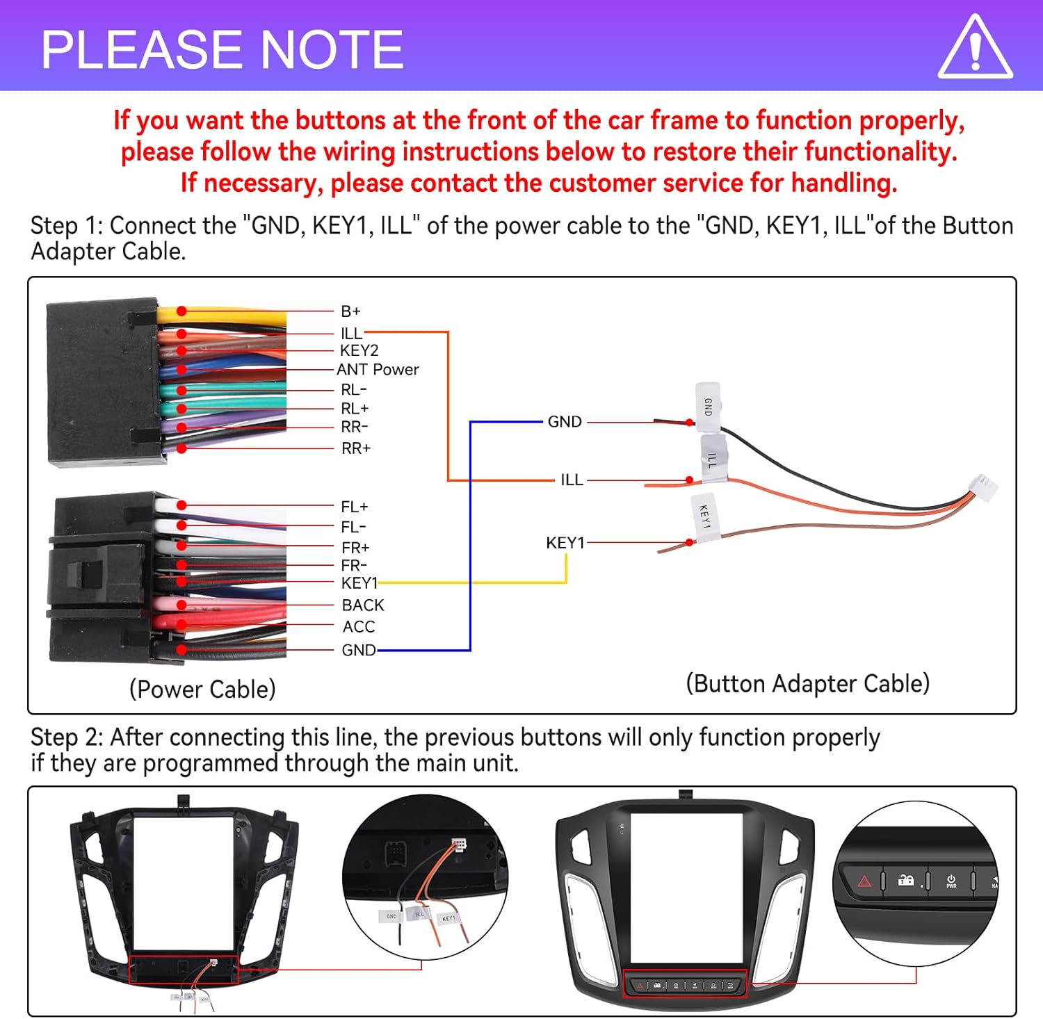 6G+128G Car Radio for Ford Focus 2012-2018 with Wireless CarPlay Android Auto, 9.7 Inch Touchscreen Android Car Stereo with GPS WiFi Mirror Link SWC Bluetooth FM RDS DSP Backup Camera