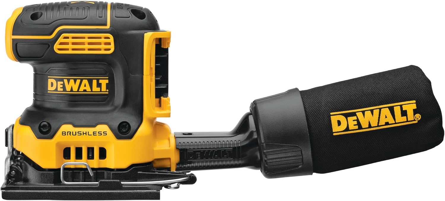 DEWALT 20V MAX XR Brushless Cordless 1/4 Sheet Variable Speed Sander (Tool Only) (DCW200B)