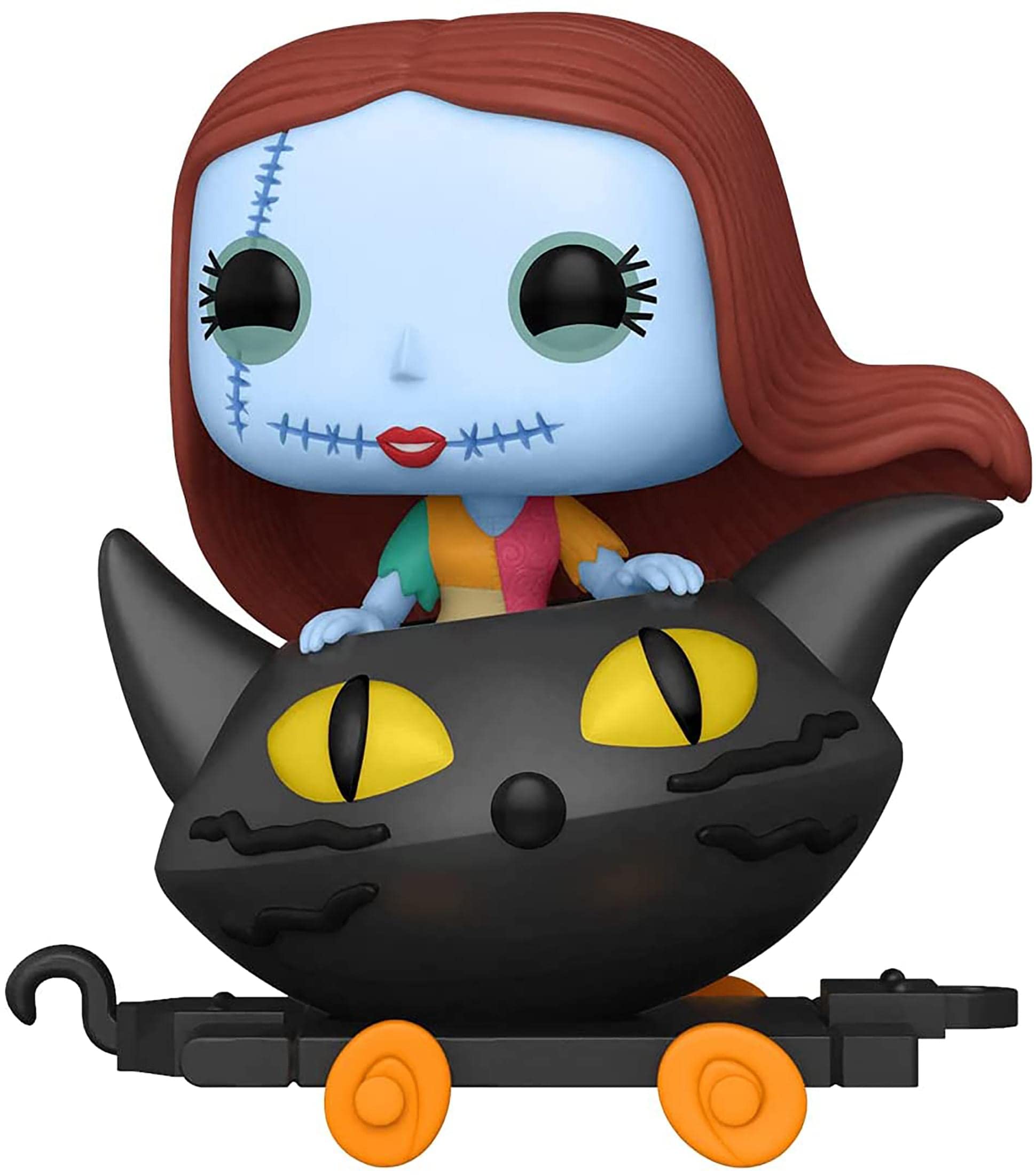 Funko Pop! Disney: Nightmare Before Christmas Train-Sally In Cat Cart - The Nightmare Before Christmas - Exclusiva Amazon - Figura de Vinilo Coleccionable - Idea de Regalo- Mercancia Oficial