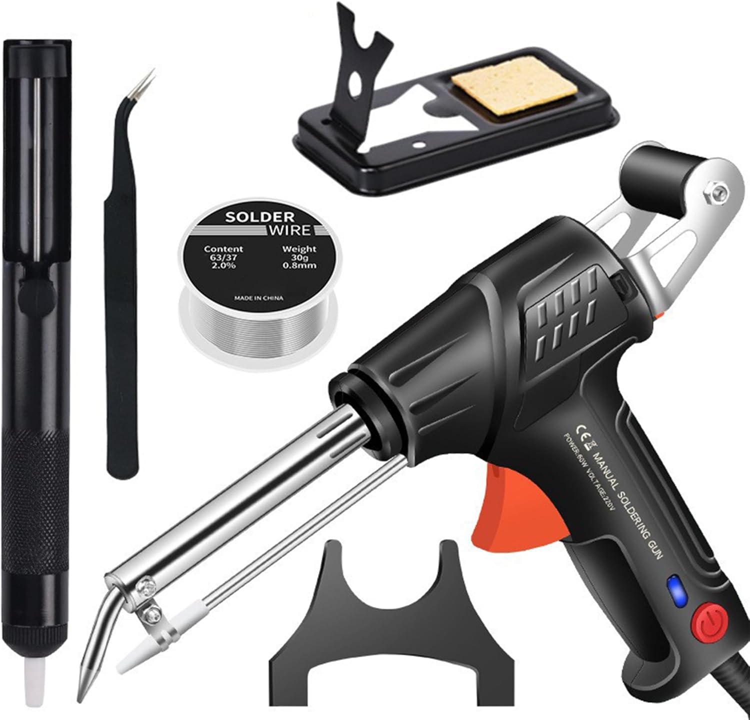 Soldering Iron Gun Kit, Cautin Para Soldar Electrico, Soldador de estaño, Welding Machine 2026 60W New Industrial Welding Machine, Automatic Multi-function Set for Industrial Home DIY