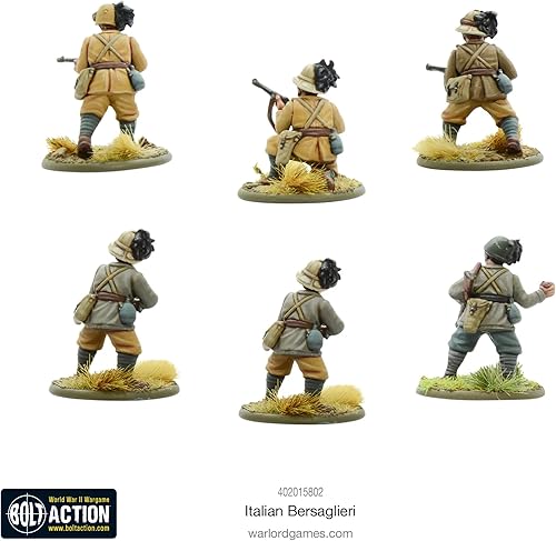 Miniatura 3 de Warlord Games Bolt Action WWII Italian Bersaglieri Figuras 1:56 Mesa Militar Wargaming Plastic Model Kit 402015802