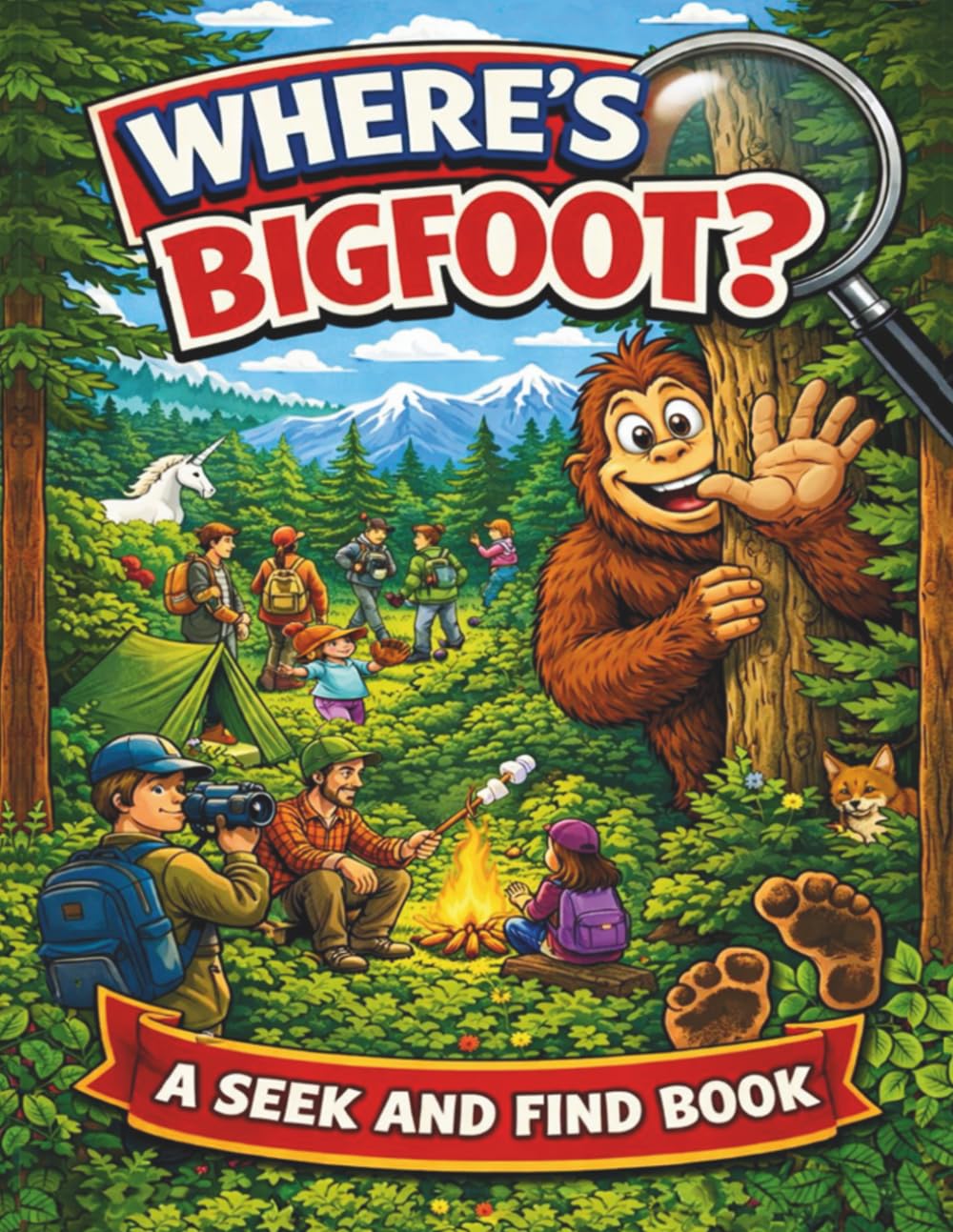 Where's Bigfoot?: A Seek and Find Activity Book