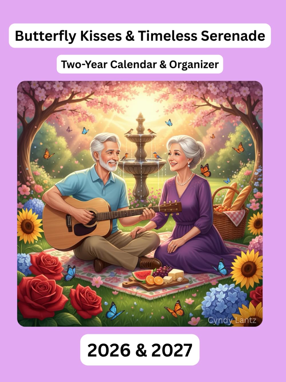 Butterfly Kisses & Timeless Serenade: Two-Year Calendar & Organizer      Paperback – October 26, 2025