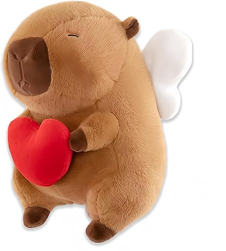 Miniatura 15 de Capybara - Peluche de 11.8 pulgadas con gorro de cumpleaños, adorable y suave, regalo perfecto para adultos y niños Cumpleaños Capibara,Amor