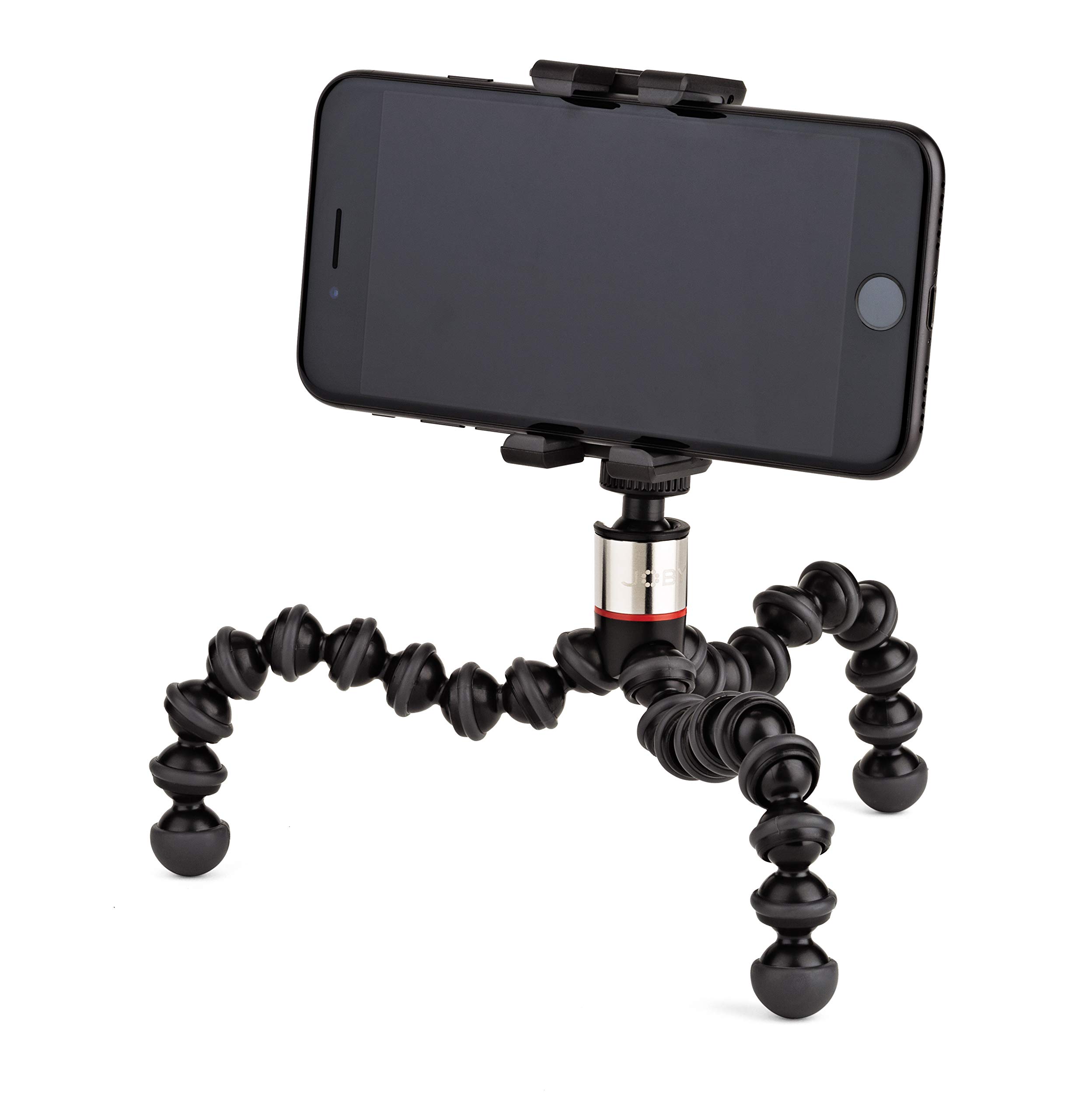 Joby Griptight One Gp Treppiede Supporto Telefono Universale/Treppiede Gorillapod Flessibile Per Smartphone E Iphone & Manfrotto MCLAMP - Attacco Universale per Smartphone, Compatto, Pieghevole