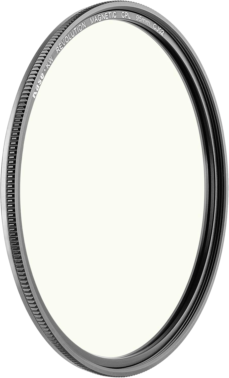Kase Wolverine Revolution 95mm Magnetic CPL Shockproof Tempered Optical Glass Filter w Silver Ring & Adapter
