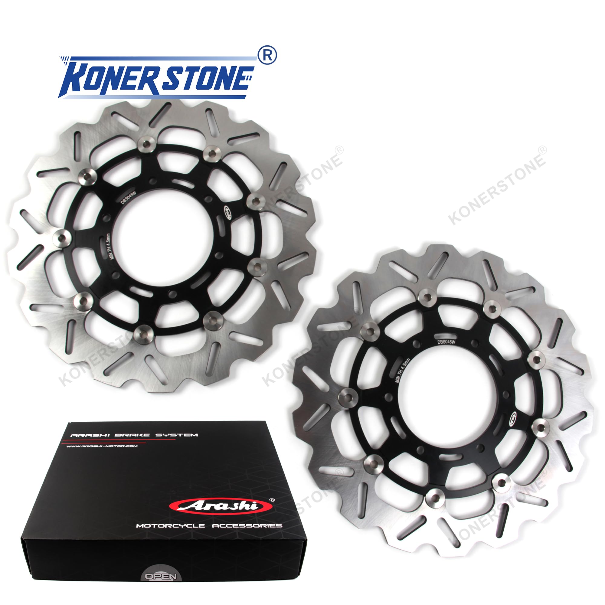 Discos de Freno Delanteros Traseros Discos Rotores y Pastillas para Suzuki GSXR 600 750 2008-2010/ GSXR 1000 2009-2010 Accesorios para motos GSX R600 R750 R1000 Negro K8 K9 K1