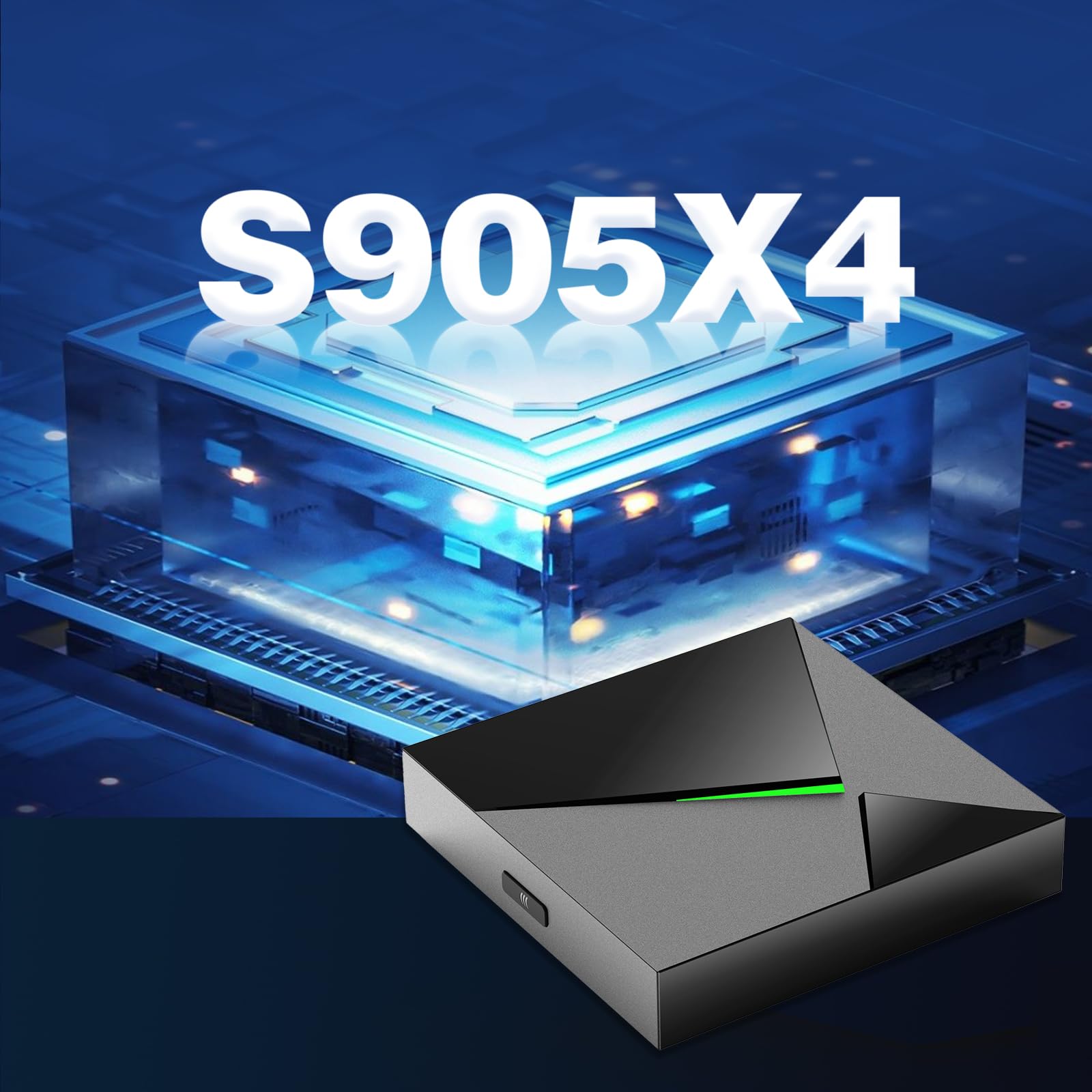 BOXPUT Q11 TV Box Amlogic S905X4 Android 11 TV Box, 4 GB RAM 32 GB ROM, 2.4G/5G Dual WiFi, Ethernet 1000 m, BT4.2 Quad Core obsługuje 8K Ultra HD Smart Android TV Box
