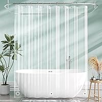 Vista 7 de AmazerBath Forro de cortina de ducha extra largo, forro de cortina de ducha transparente de 96 pulgadas de largo, 72 x 96 pulgadas, forro de cortina