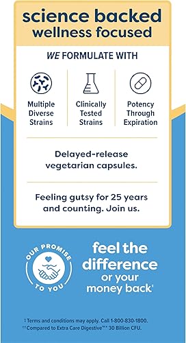Miniatura 8 de Renew Life - Última flora probiótica cuidado extra - 50 mil millones - suplemento diario de salud digestiva e inmunológica - 30 cápsulas vegetales