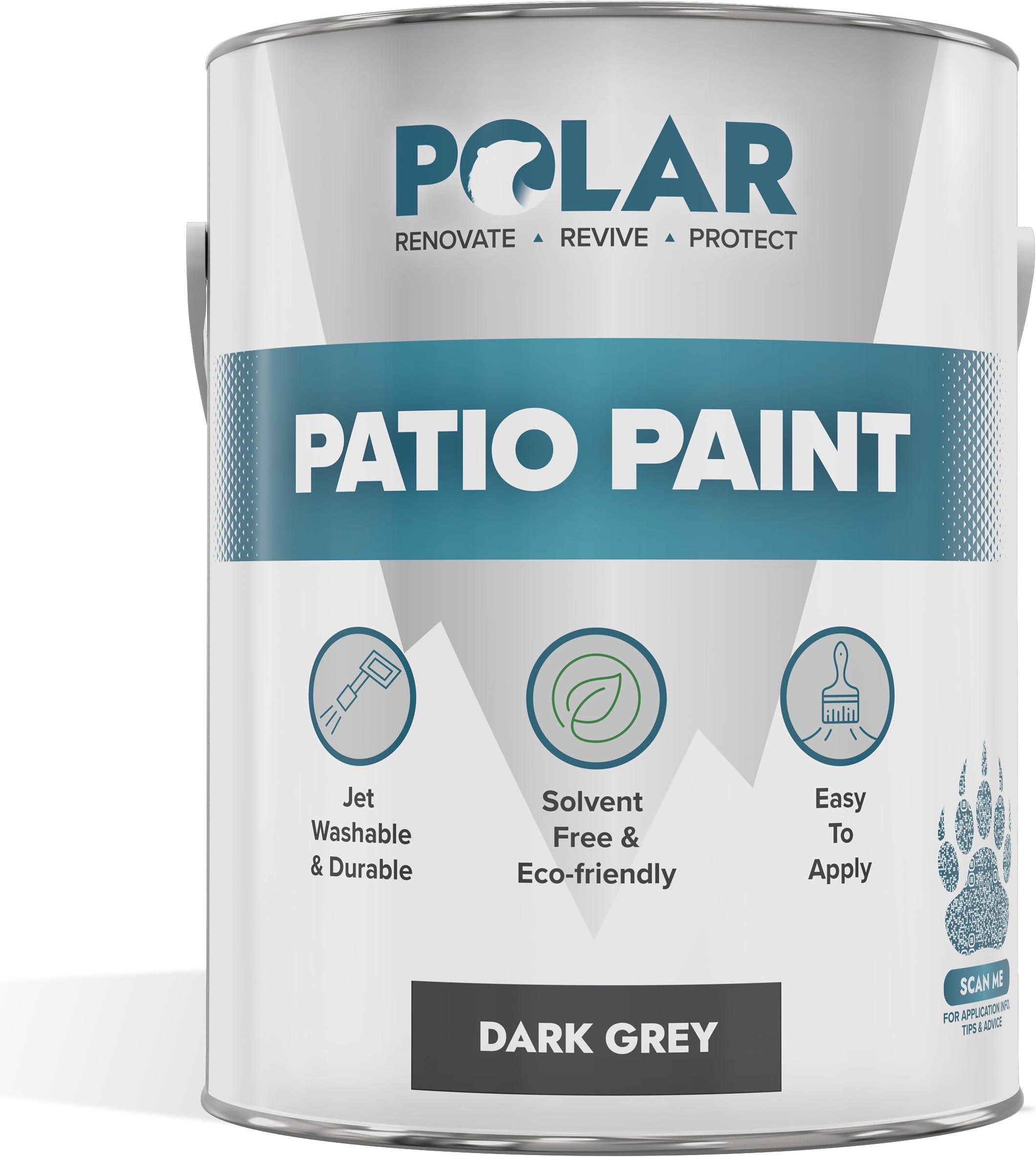 Non Slip Concrete Floor Paint Heavy Duty 3 In 1 Primer Sealer Protects - View #3