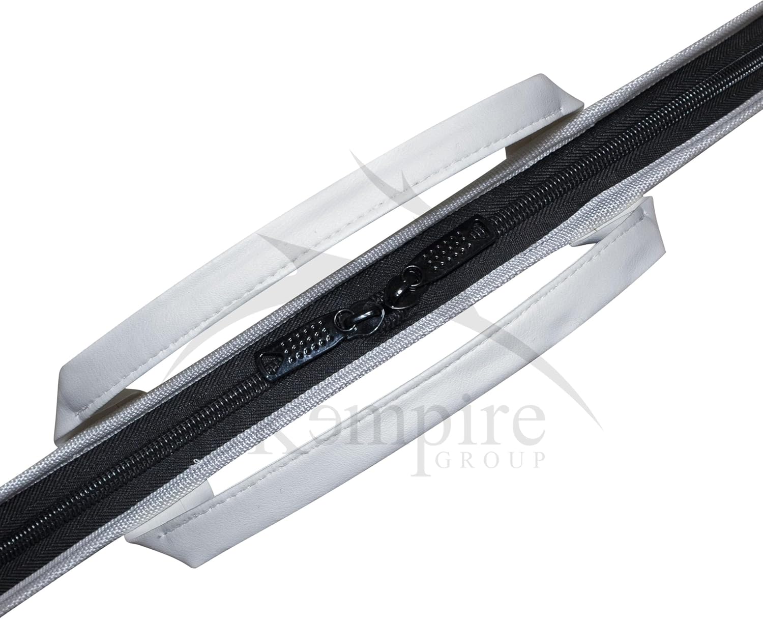 OES Chain Collar Case White (Improved Design), Eastern Star Hand Embroidery Emblem | Freemason Carrying Cases & Bags