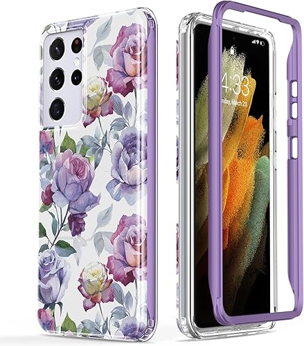 ESDOT - Funda protectora para celular Samsung Galaxy S21, de grado militar, resiste caídas de 21 pies (probado), con diseños modernos, para niñas o ESDOT - Funda protectora para celular Samsung Galaxy S21, de grado militar, resiste caídas de 21 pies (probado), con diseños modernos, para niñas o