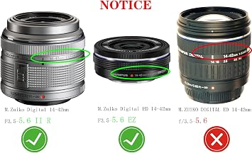 37mm Lens Cap Cover for Olympus M.Zuiko ED 14-42mm f3.5-5.6 II f3.5-5.6 EZ
