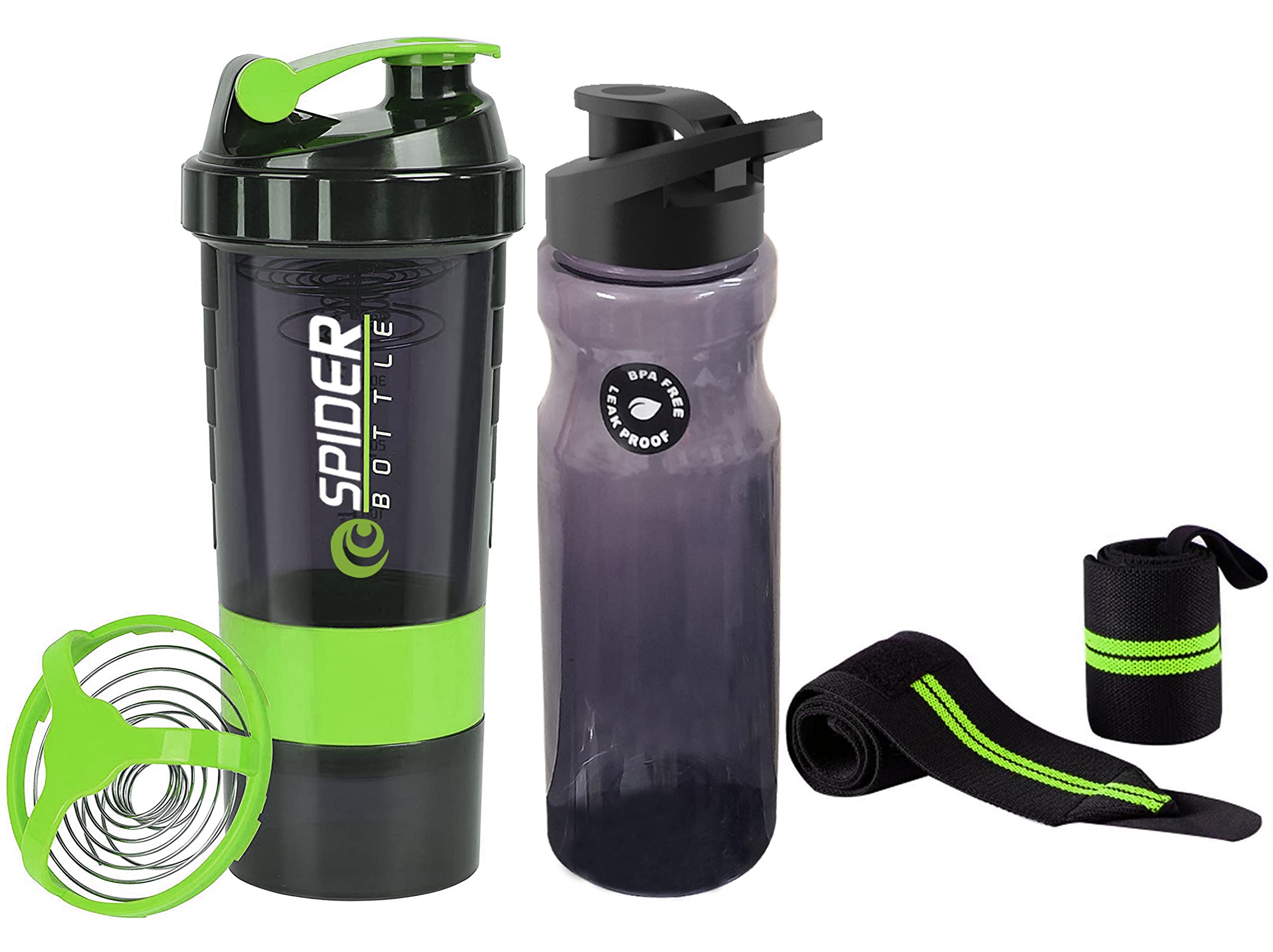 Gym Shaker Bottle Fitness Combo Gym Shaker with Wrist Band and SippyFor Gym & Fitness Kit|Gym Shaker|Water Bottle|Workout Bottle|Wrist Wrap|Gym Hand Band for Men & Women (B0BTH7R21Y) Amazon Price History, Amazon Price Tracker