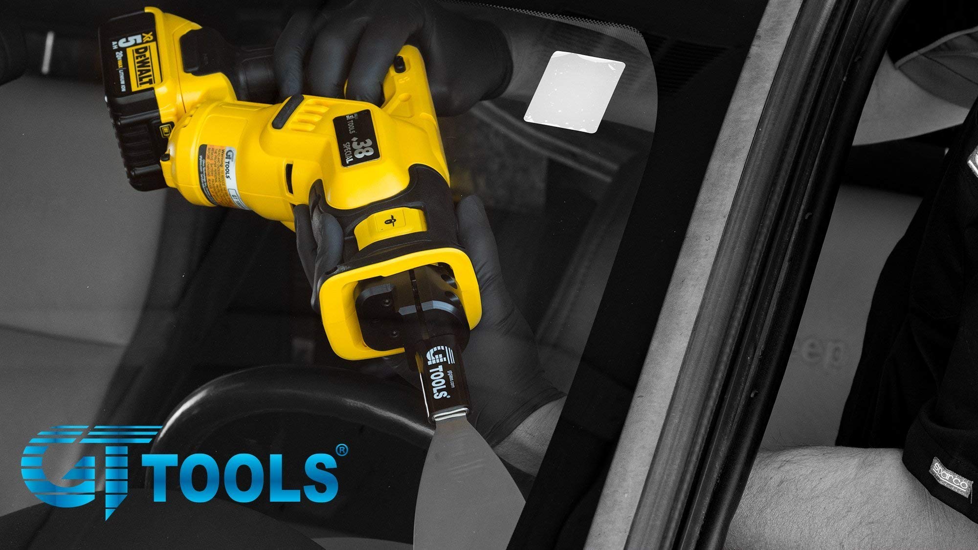GT Tools Glass Technology - GT-38 Special Auto Glass Cut-Out Tool - 20 Volt | Professional Grade Windshield Removal Tool