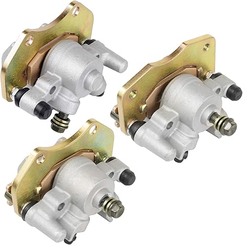 Miniatura 2 de Caltric Pinza de freno trasera delantera con pastilla compatible con Can-Am Outlander 500 4X4 2007 2008 2009 2010 2011 2012