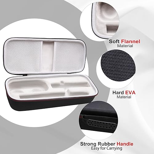 Miniatura 4 de LTGEM - Funda para Insta360 ONE RS de 1 pulgada 360 Edition y Bullet Time, mango para selfie stick y trípode plegado, bolsa de transporte protectora