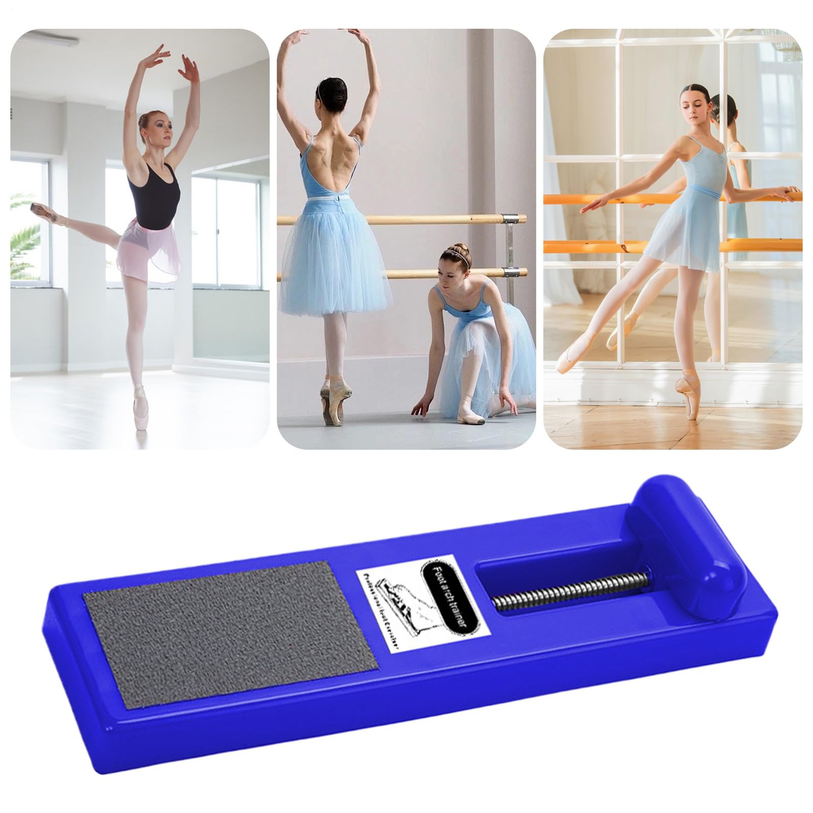 Calcio Arch Trainer, allenatore del piede per ballerini Kit di formazione | Allenatore di forza delle dita dei piedi, supporto per strumento di condizionamento della danza, leggero e portatile per