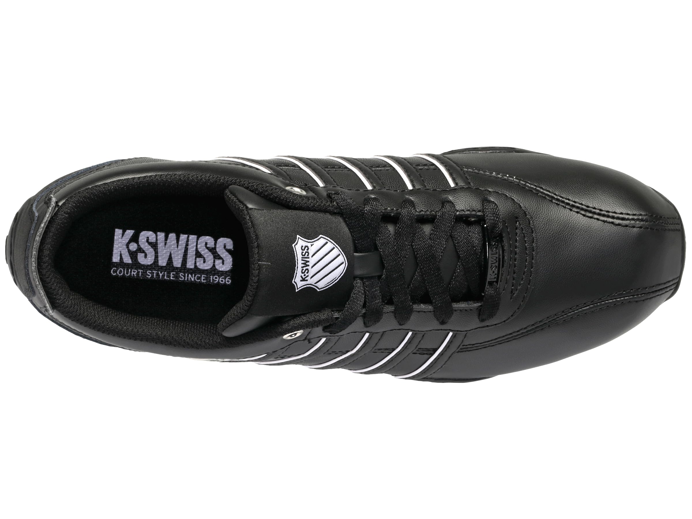 K-Swiss Herren Arvee 1.5 Sneaker, Black/WHT/SLVR/Split, 40 EU – Ansicht 5