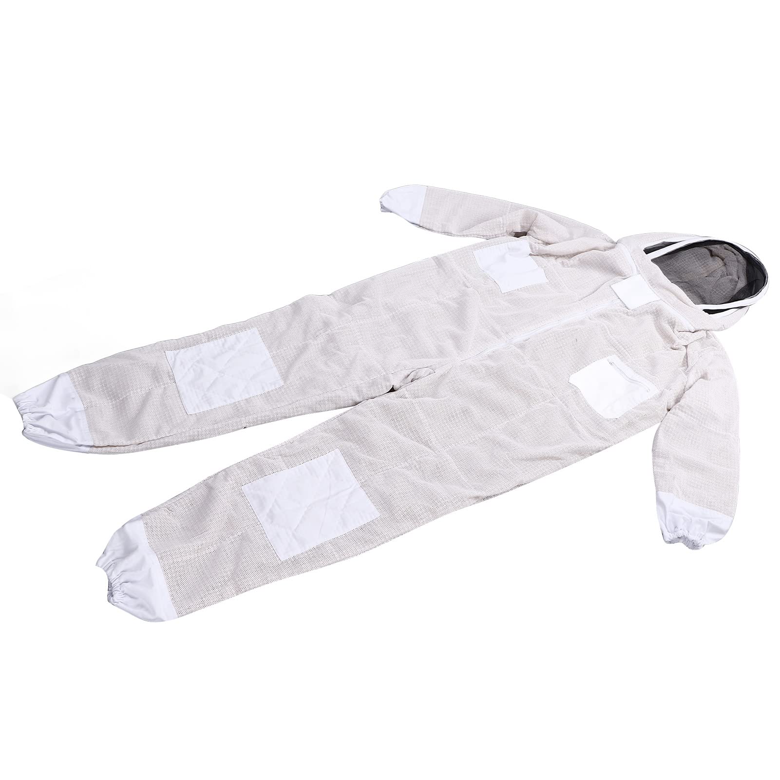 Tuta da ape siamese professionale ventilata con cerniera per apicoltore, e leggera, adatta per le stagioni autunnali e invernali (XXL)