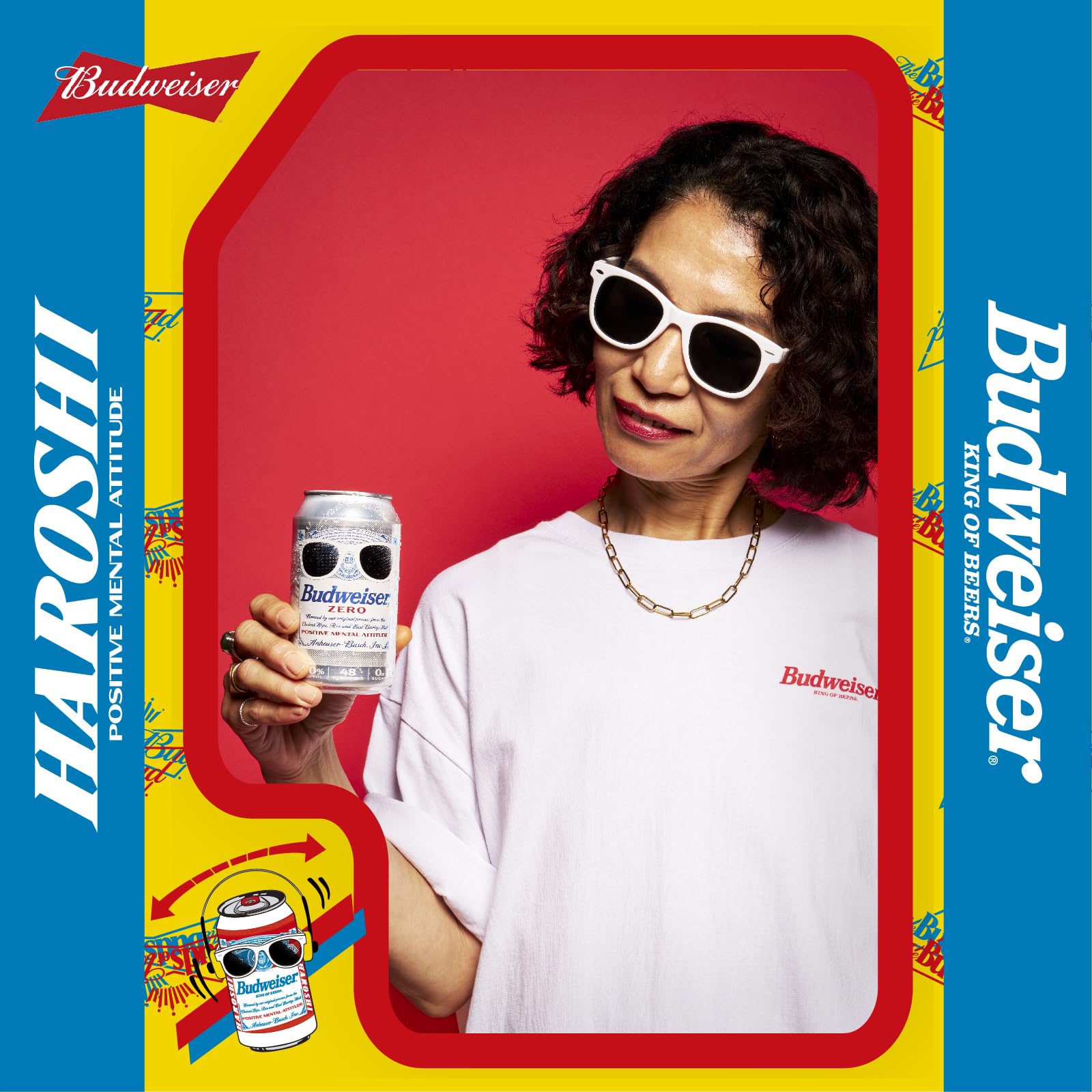 HAROSHI x BUDWEISER ギャラリー限定 A2 ポスター HAROSHI x BUDWEISER