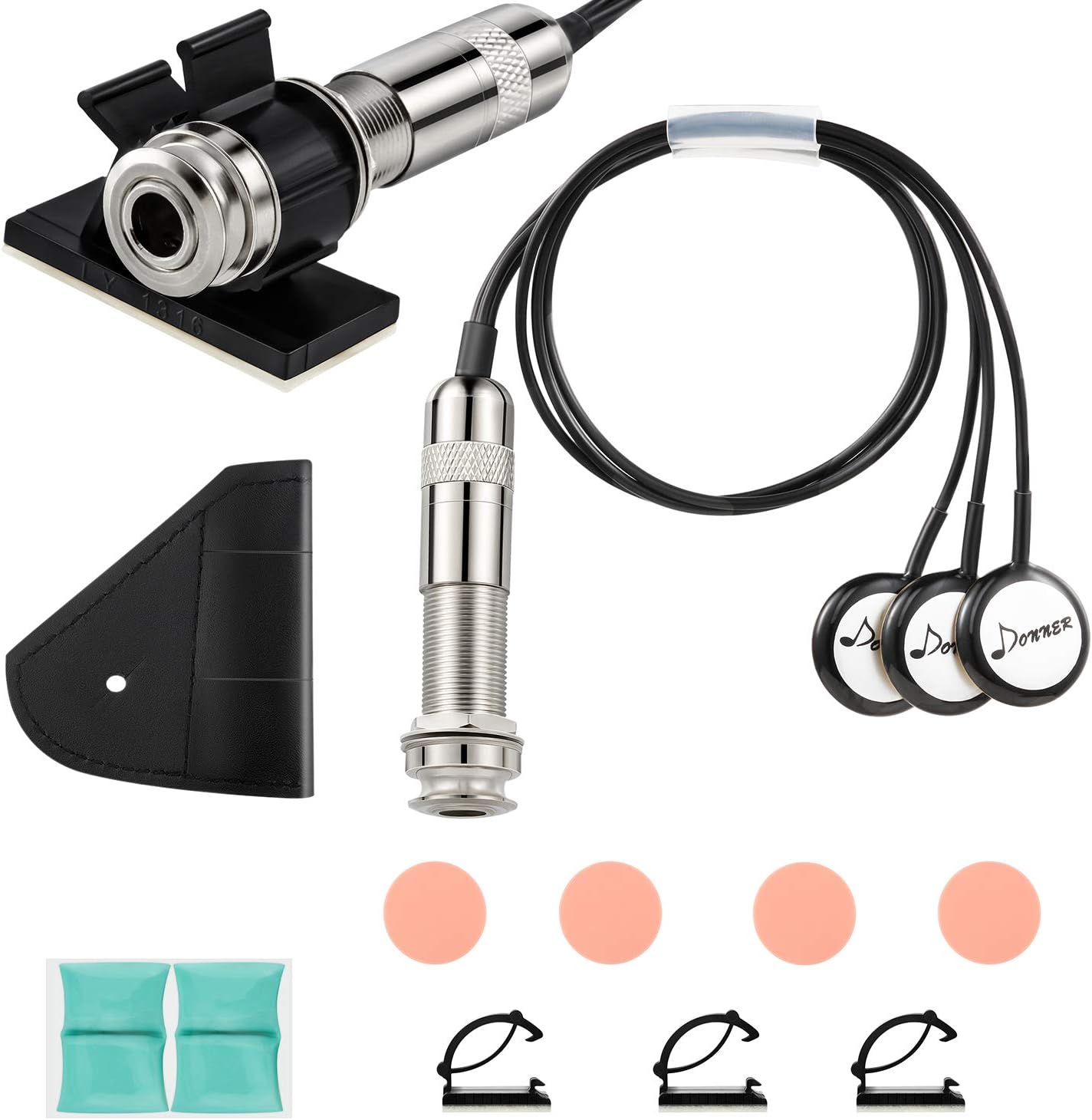 Donner Acoustic Guitar Pickup, DSS3 Guitar Pickups Sound Seeker Pure