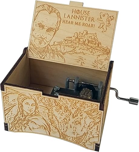 Vista 19 de TheLaser'sEdge, Caja de música de Juego de Tronos con el tema principal del título - House Lannister Casa Lannister